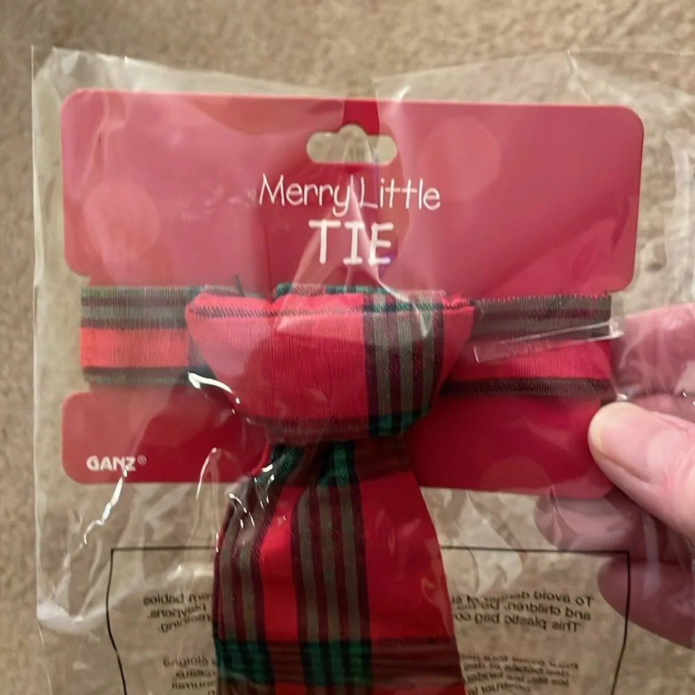Two Ganz “Merry Little Ties” - Size 0/12 Months